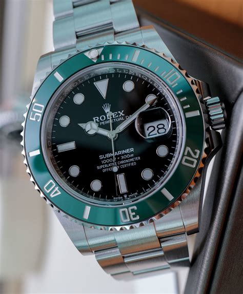 green lume rolex submariner|submariner rolex green price.